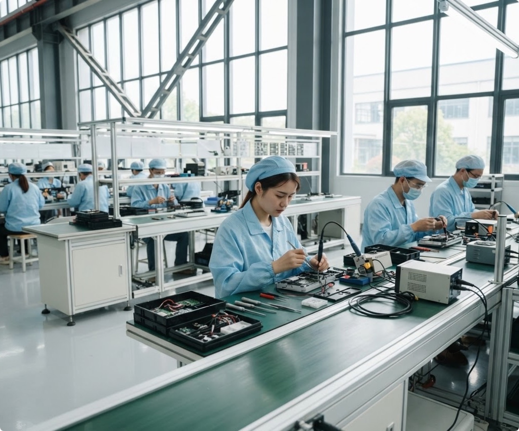 Electronics manufacturing production context